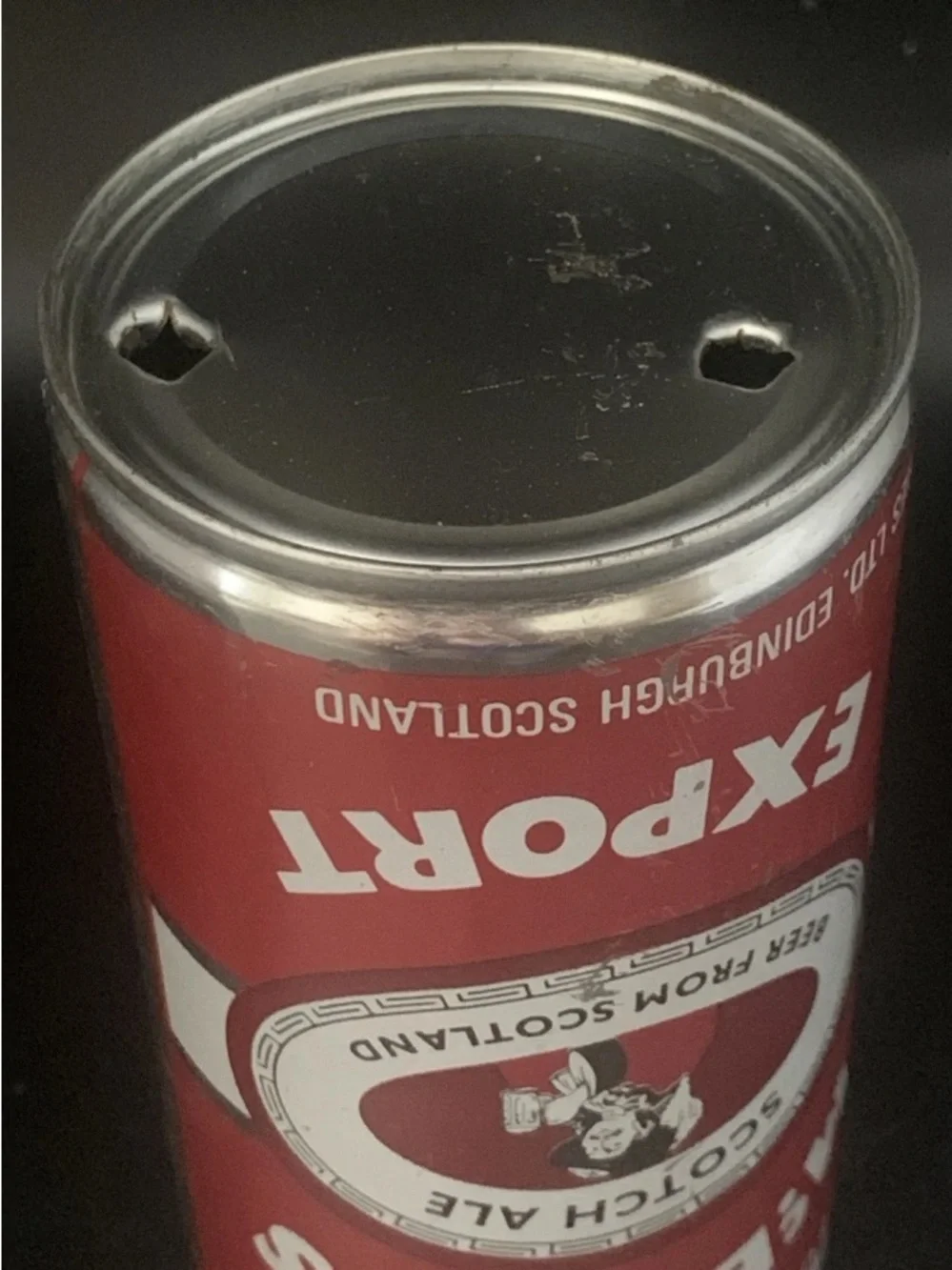 Vintage Beer Can McEwan's Scotch Ale Beer Export From Scotland Pull Tab Empty